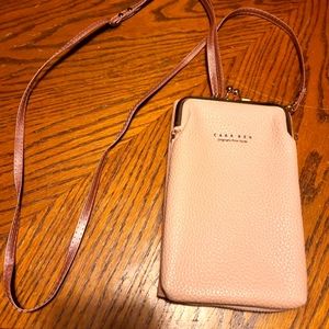 Carr Ken crossbody leather wallet